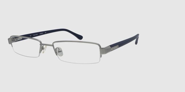  Silver Half rim Rectangle Eyeglasses for Women