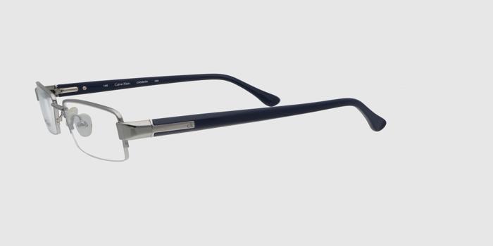  Silver Half rim Rectangle Eyeglasses for Women