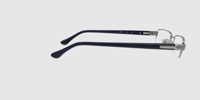  Silver Half rim Rectangle Eyeglasses for Women