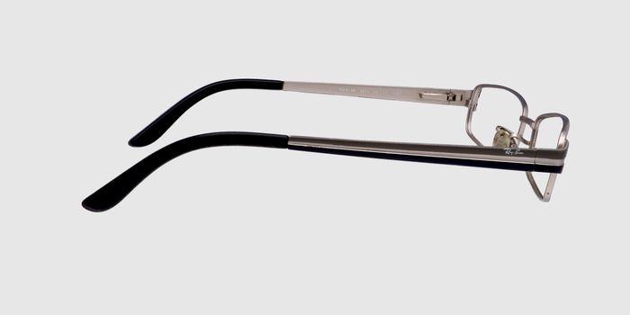  Silver Full frame Rectangle Eyeglasses for Women