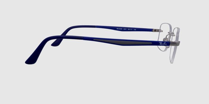  Silver Rimless Retro square Eyeglasses for Men and Women