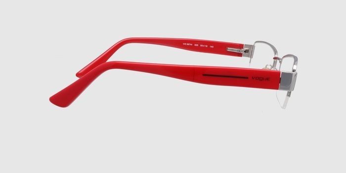  Silver Half rim Rectangle Eyeglasses for Men and Women