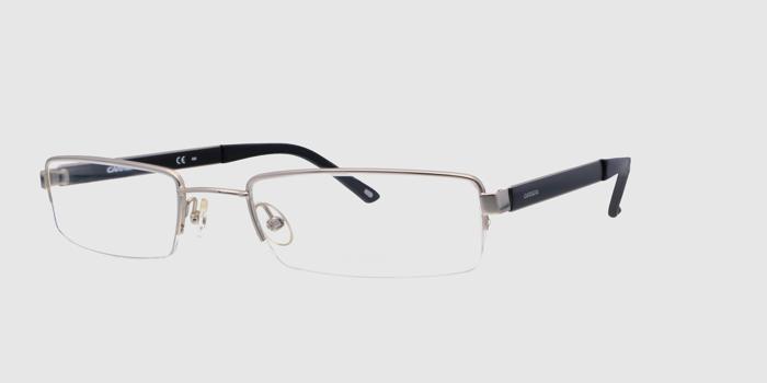  Silver Half rim Rectangle Eyeglasses for Men