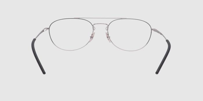  Silver Full frame Aviator Eyeglasses for Men