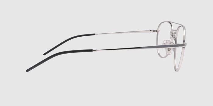  Silver Full frame Aviator Eyeglasses for Men