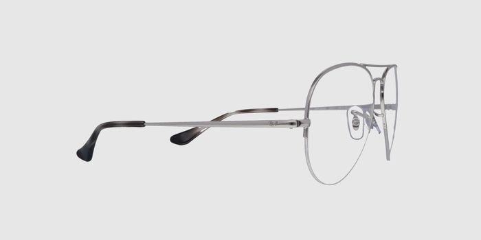  Silver Half rim Aviator Eyeglasses for Men and Women