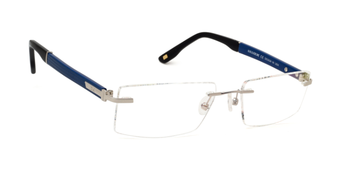 KILLER Silver Rimless Rectangle Eyeglasses for Men and Women