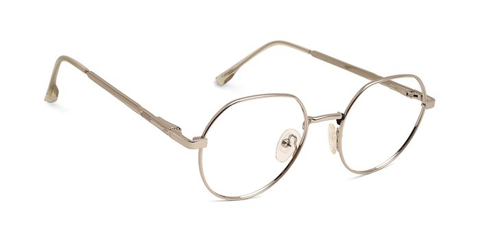  Silver Full Frame Round Computer Glasses for Men and Women