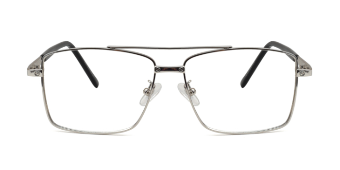  Silver Full Frame Wayfarer Eyeglasses for Men and Women