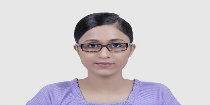  Dark sea green Full frame Rectangle Eyeglasses for Women
