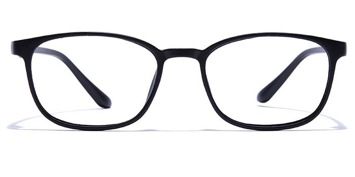  Matte Black Full Frame Wayfarer Eyeglasses for Men and Women