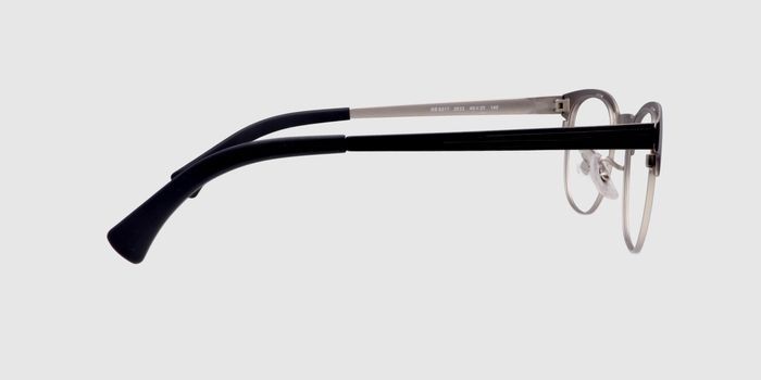  Black Full frame Oval Eyeglasses for Women