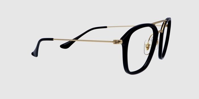  Black Full frame Square Eyeglasses for Men and Women