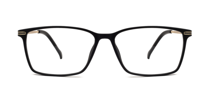 KILLER Black Full Frame Rectangle Eyeglasses for Men and Women