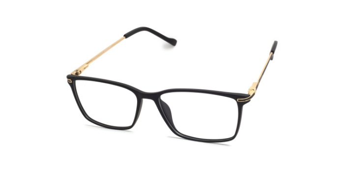 KILLER Black Full Frame Rectangle Eyeglasses for Men and Women