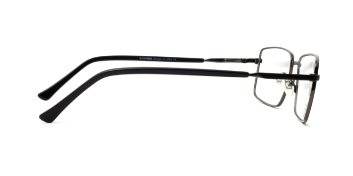 KILLER Black Full Frame Rectangle Eyeglasses for Men and Women