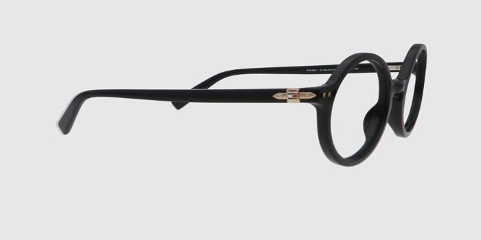  Black Full frame Round Eyeglasses for Men and Women