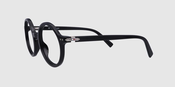  Black Full frame Round Eyeglasses for Men and Women