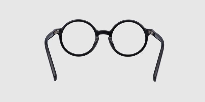  Black Full frame Round Eyeglasses for Men and Women