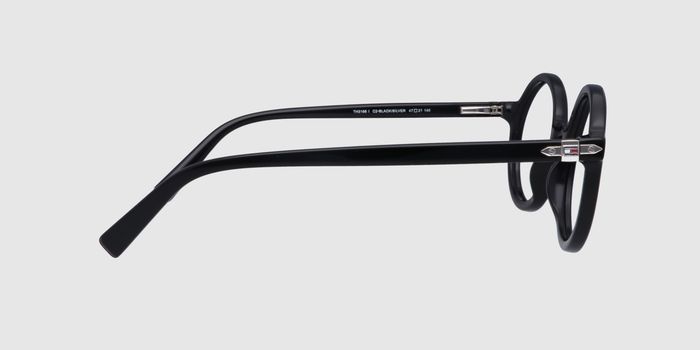  Black Full frame Round Eyeglasses for Men and Women