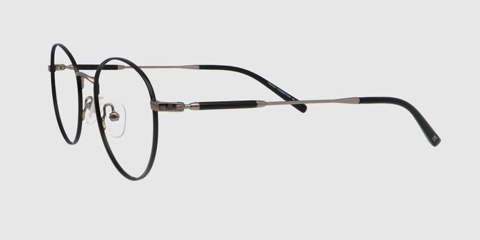  Black Full frame Round Eyeglasses for Men and Women