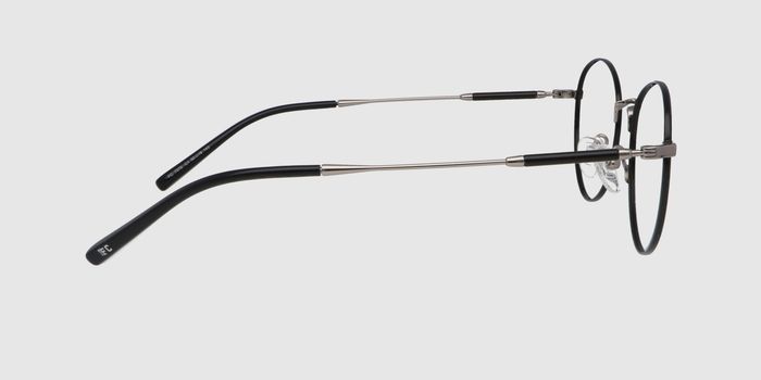  Black Full frame Round Eyeglasses for Men and Women