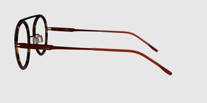  Black Full frame Round Eyeglasses for Men