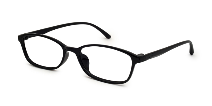  Black Full Frame Rectangle Eyeglasses for Men and Women