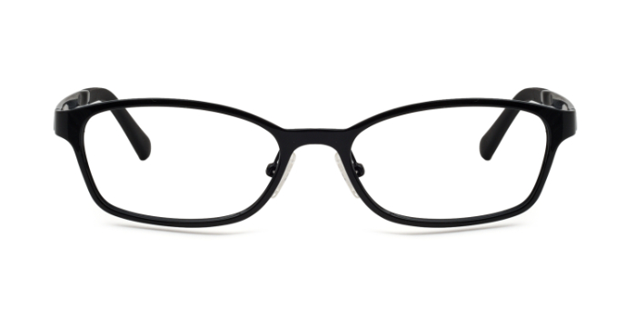  Black Full Frame Rectangle Eyeglasses for Men and Women