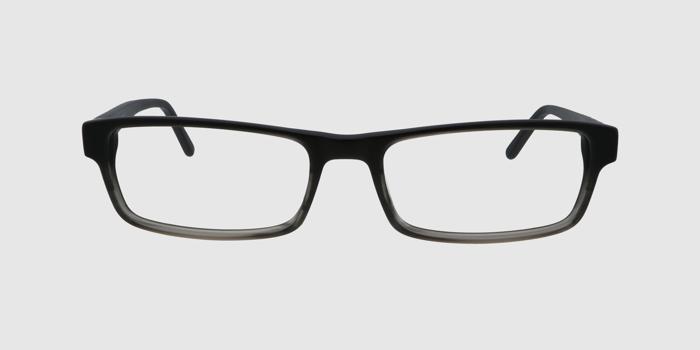  Black Full frame Rectangle Eyeglasses for Men