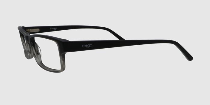  Black Full frame Rectangle Eyeglasses for Men