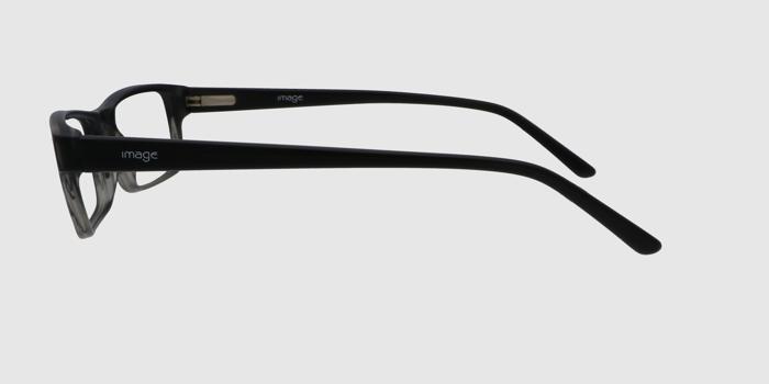  Black Full frame Rectangle Eyeglasses for Men