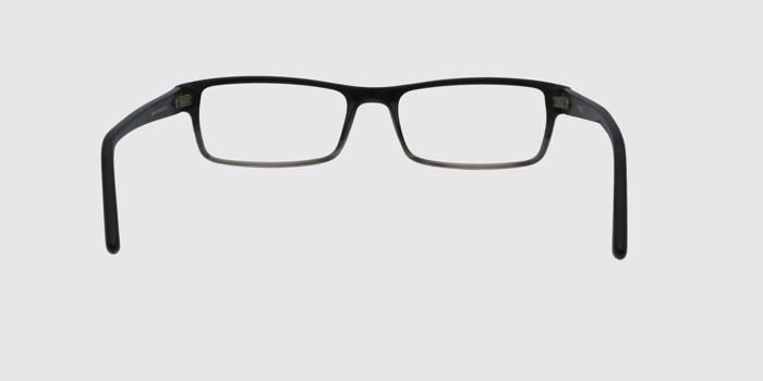  Black Full frame Rectangle Eyeglasses for Men