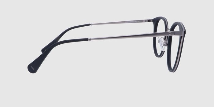  Black Full frame Oval Eyeglasses for Women