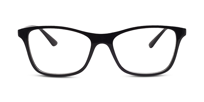 VOGUE Black Full Frame Wayfarer Eyeglasses for Women