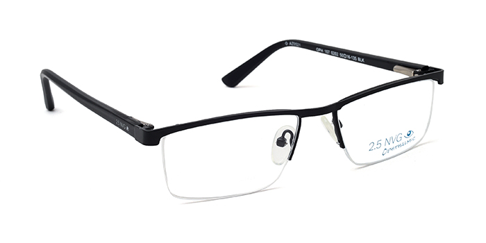 25 Nvg Clear Half Frame Wayfarer Eyeglasses E12a5542 ₹1490 5688