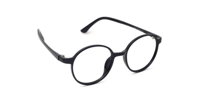  Black Full Frame Round Reading Glasses for Men and Women