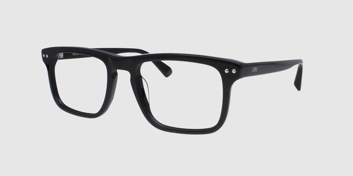  Black Full rim Square Eyeglasses for Men