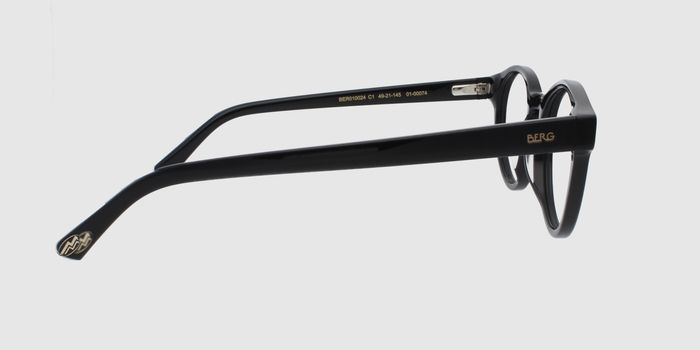  Black Full rim Round Eyeglasses for Men and Women