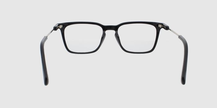  Black Full rim Square Eyeglasses for Men