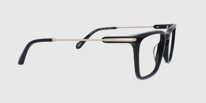  Black Full rim Square Eyeglasses for Men