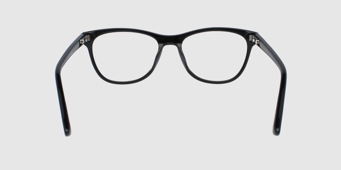  Black Full rim Round Eyeglasses for Men and Women