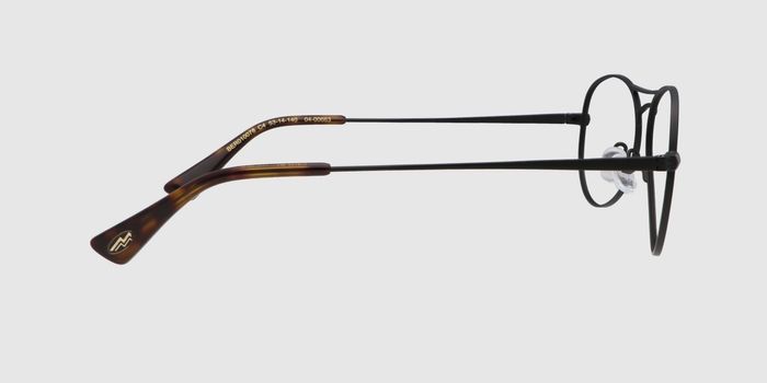  Black Full frame Aviator Eyeglasses for Men and Women