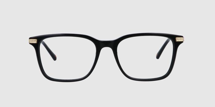  Black Full rim Square Eyeglasses for Men