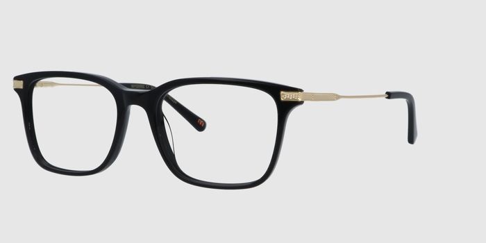  Black Full rim Square Eyeglasses for Men