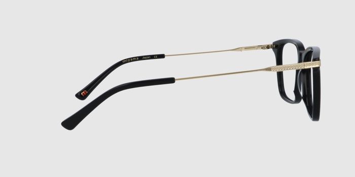  Black Full rim Square Eyeglasses for Men