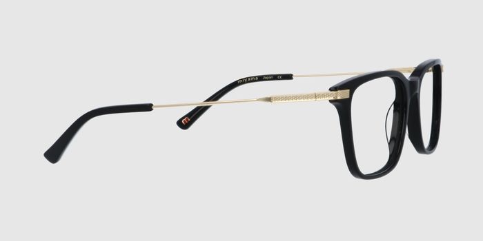  Black Full rim Square Eyeglasses for Men