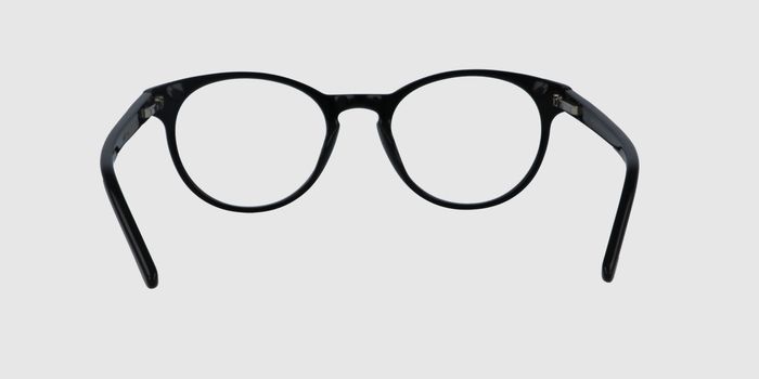  Black Full rim Round Eyeglasses for Women