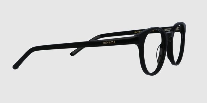  Black Full rim Round Eyeglasses for Women
