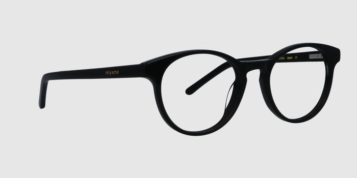  Black Full rim Round Eyeglasses for Women